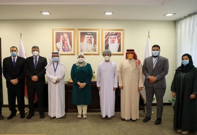 رئيسة جامعة البحرين تستقبل وفداً من مايكروسوفت البحرين وعمان 