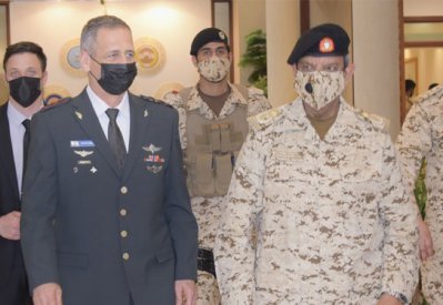 القائد العام لقوة دفاع البحرين يستقبل رئيس الأركان بدولة إسرائيل‎‎