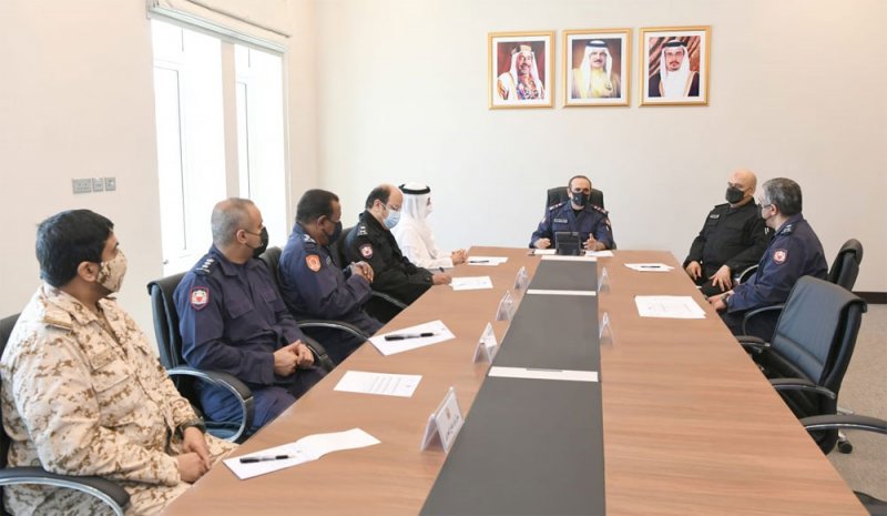 وزير الداخلية يشهد فعاليات التمرين الأمني بالتعاون مع "قوة الدفاع"  و"بابكو"
