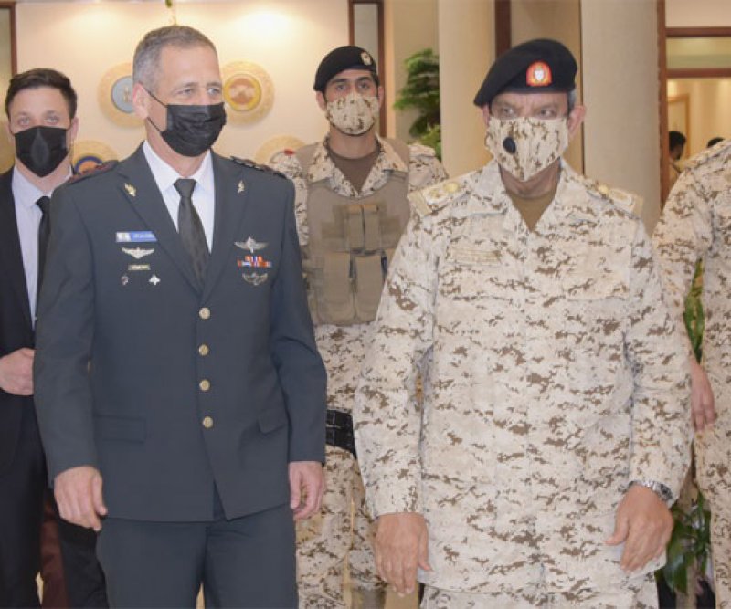القائد العام لقوة دفاع البحرين يستقبل رئيس الأركان بدولة إسرائيل‎‎
