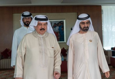 بالصور: محمد بن راشد على تويتر الملك حمد الأخ والصديق