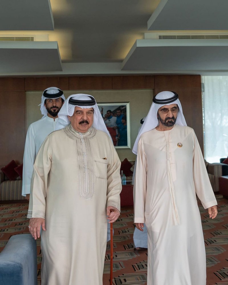 بالصور: محمد بن راشد على تويتر الملك حمد الأخ والصديق