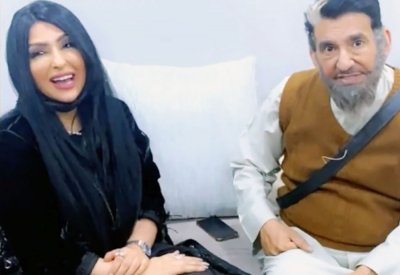 حضور لافت لزينب العسكري مع عبدالله السدحان