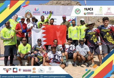بالصور: إنجاز جديد للدراجة الجبلية البحرينية في المشاركات الخارجية