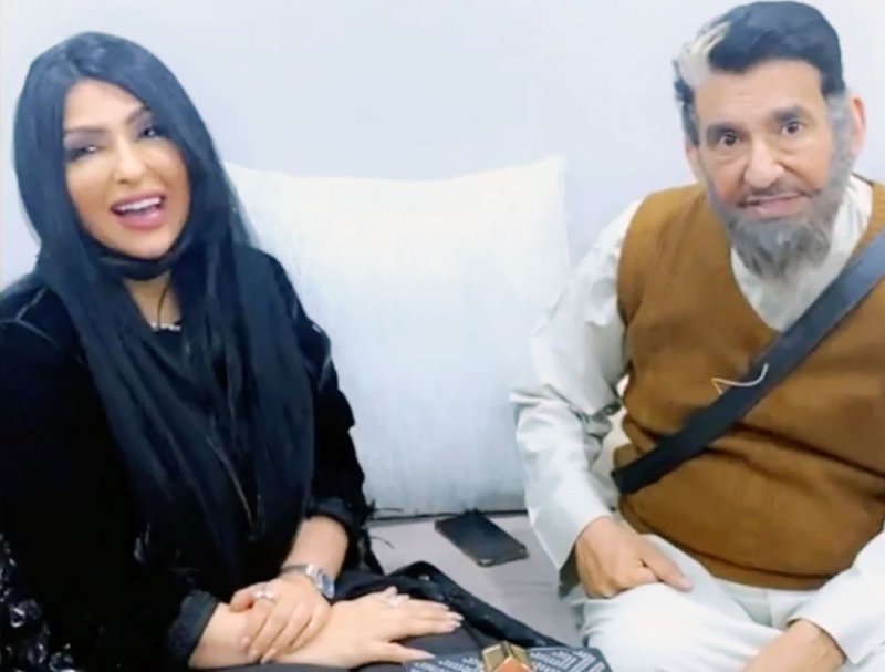 حضور لافت لزينب العسكري مع عبدالله السدحان