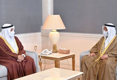 سمو الشيخ محمد بن مبارك آل خليفة يستقبل رئيس مجلس الشورى