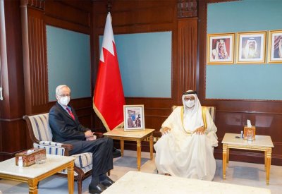 وزير الخارجية يستقبل نائب الرئيس التنفيذي لمعهد دول الخليج العربية في واشنطن