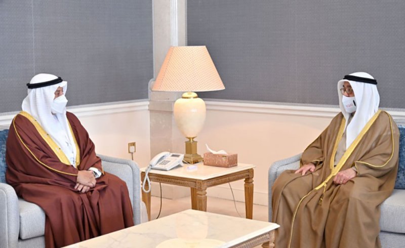 سمو الشيخ محمد بن مبارك آل خليفة يستقبل رئيس مجلس الشورى