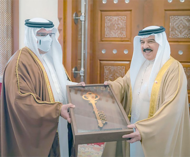 جلالة الملك يستقبل سمو ولي العهد رئيس مجلس الوزراء