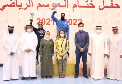 حياة بنت عبدالعزيز تتوج اللاعبة مريم العالي بلقب كأس الاتحاد لكرة الطاولة