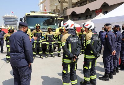 نائب رئيس الأمن العام يقوم بجولة ميدانية في حلبة البحرين الدولية ويتفقد الاستعدادات الأمنية لاستقبال سباق الفورمولا 1