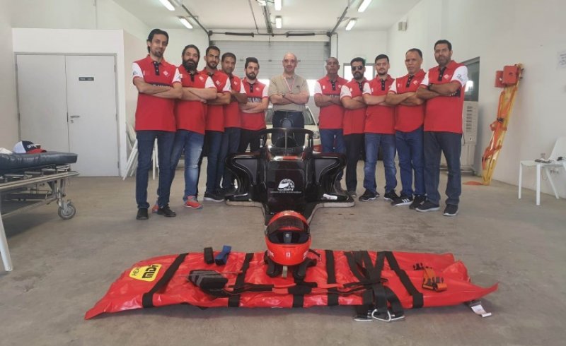 الفريق الطبي البحريني باتحاد السيارات يؤكد جاهزيته لسباق الفورومولا وان