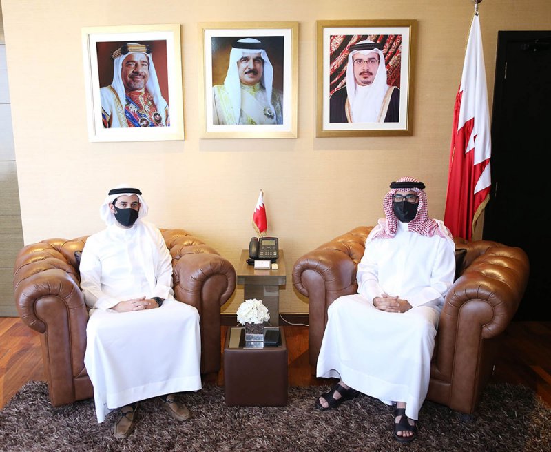 المؤيد يستقبل خالد الزياني ويبحث معه الخطط الاستثمارية ومبادرات مشاريع الأمل