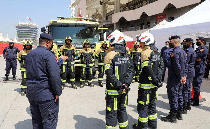 نائب رئيس الأمن العام يقوم بجولة ميدانية في حلبة البحرين الدولية ويتفقد الاستعدادات الأمنية لاستقبال سباق الفورمولا 1
