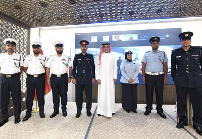 المستشار العصفور يكرم حرس مجلس الشورى في يوم الشراكة المجتمعية
