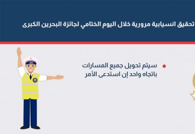 بالفيديو: تعرف على الارشادات المرورية خلال اليوم الختامي للفورمولا 1