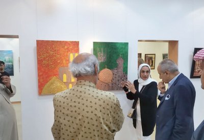 افتتاح معرض "موروثات رمضانية" بأبعاد جاليري