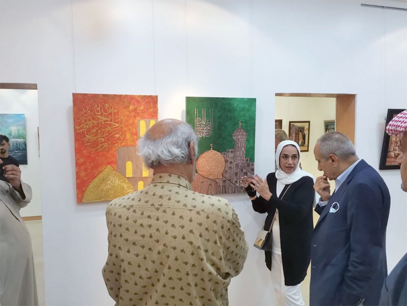 افتتاح معرض "موروثات رمضانية" بأبعاد جاليري