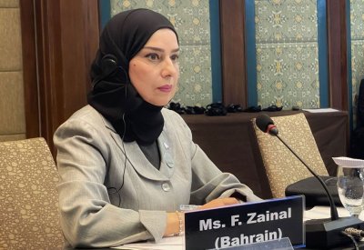 زينل تدعو لإقامة مؤتمر عالمي يبحث تواؤم التشريعات الدولية المتعلقة بمكافحة العنف والإرهاب