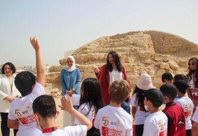 انطلاق مبادرة " الآثاري الصغير" بمشاركة 48 طالباً من المدرسة الكندية