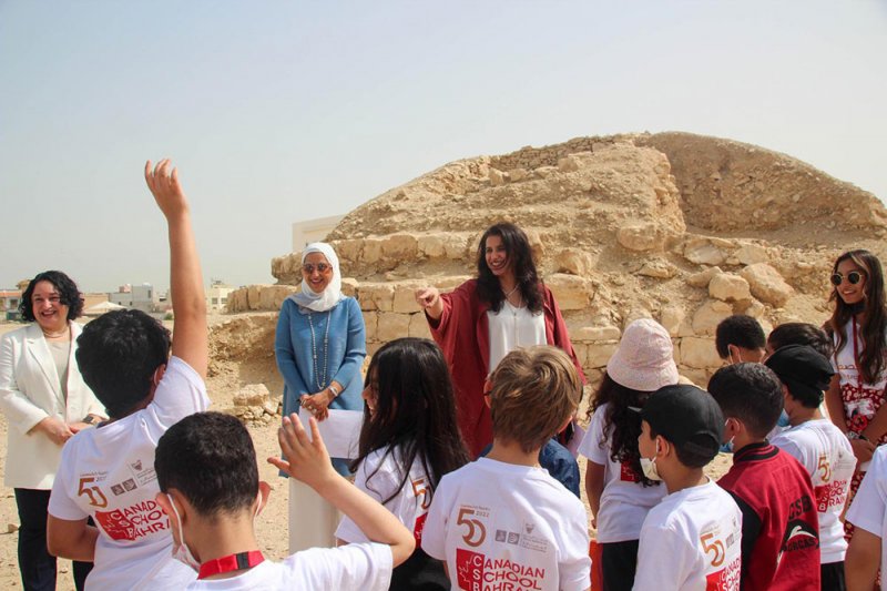 انطلاق مبادرة " الآثاري الصغير" بمشاركة 48 طالباً من المدرسة الكندية