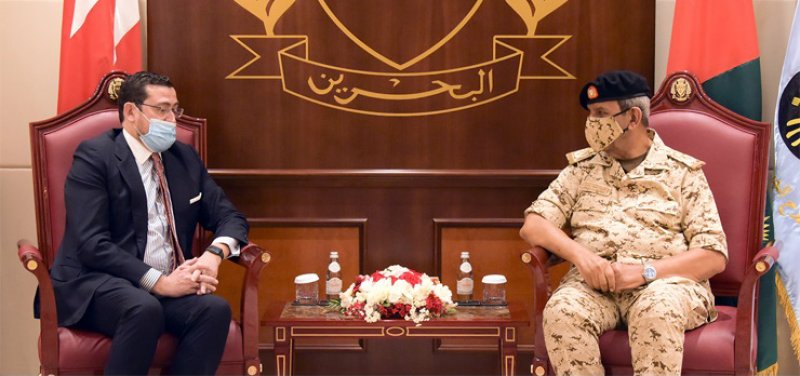 القائد العام يستقبل سفير مملكة اسبانيا المعتمد لدى مملكة البحرين والمقيم في دولة الكويت الشقيقة‎‎