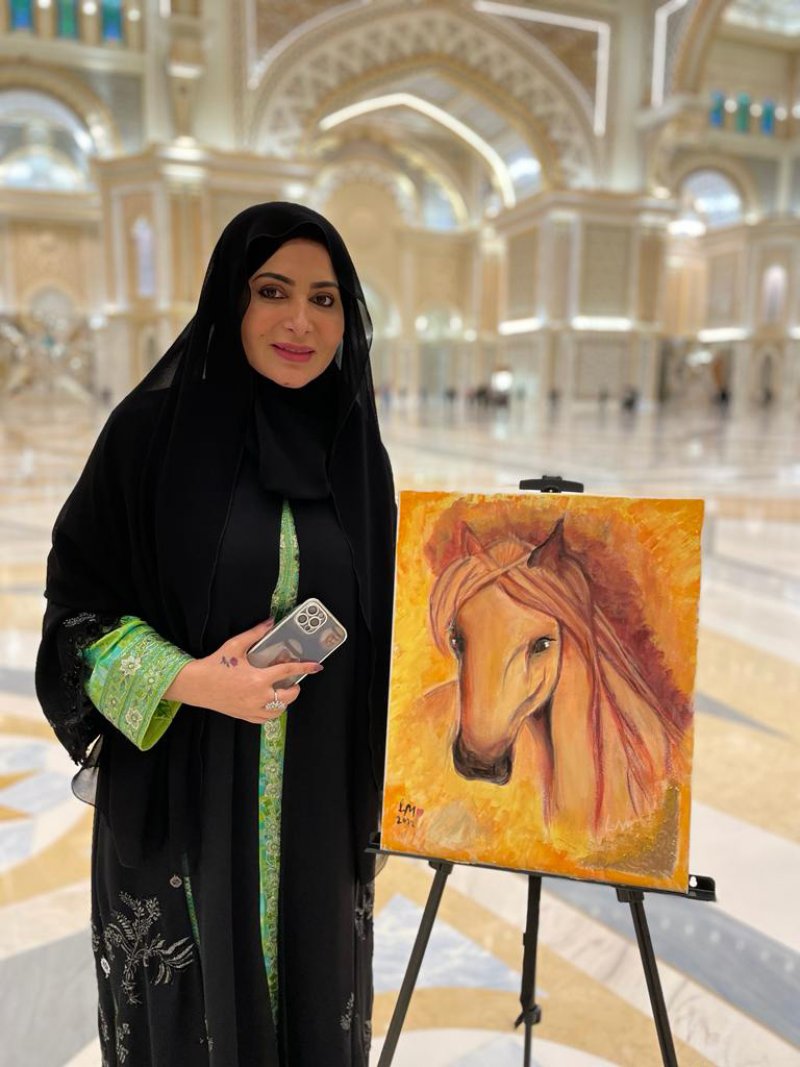 قصر الوطن يلهم الفنانين