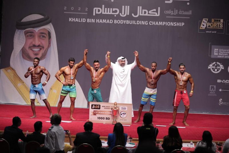 منافسات قوية في أولى بطولات خالد بن حمد لكمال الأجسام