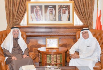 مستشار جلالة الملك لشؤون الإعلام يستقبل سفير البحرين المعين لدى الجمهورية العربية السورية