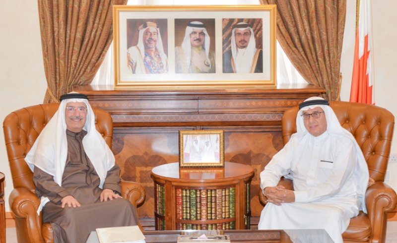 مستشار جلالة الملك لشؤون الإعلام يستقبل سفير البحرين المعين لدى الجمهورية العربية السورية