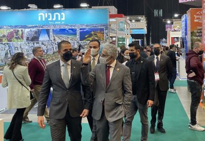 بالصور: للسياحة في إسرائيل.. الزياني يشارك بافتتاح معرض IMTM