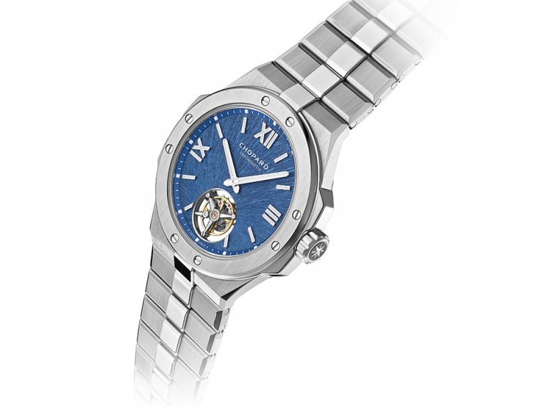 ساعة (Alpine Eagle Flying Tourbillon) مصنوعة من معدن لوسنتستيل 223a