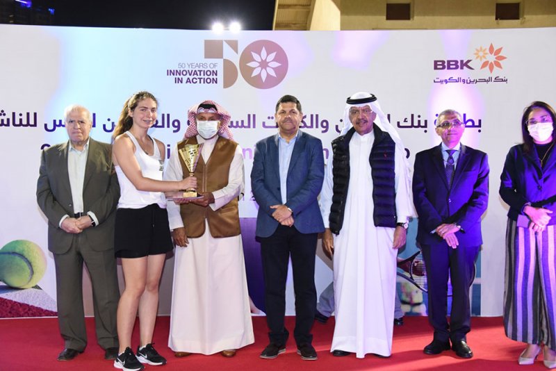 بالصور: بن هندي وعبدالرحمن سيف يتوجان ابطال بطولة BBK للناشئين للتنس