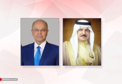 جلالة الملك المفدى يتبادل التهاني هاتفيا مع الرئيس العراقي