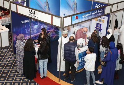 جامعة العلوم التطبيقية تشارك بمعرض وظائف التعليم العالي في السعودية