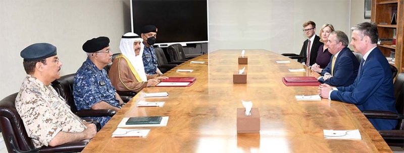 وزير شؤون الدفاع يستقبل رئيس مجموعة الاتفاقيات الإبراهيمية عضو البرلمان البريطاني‎‎