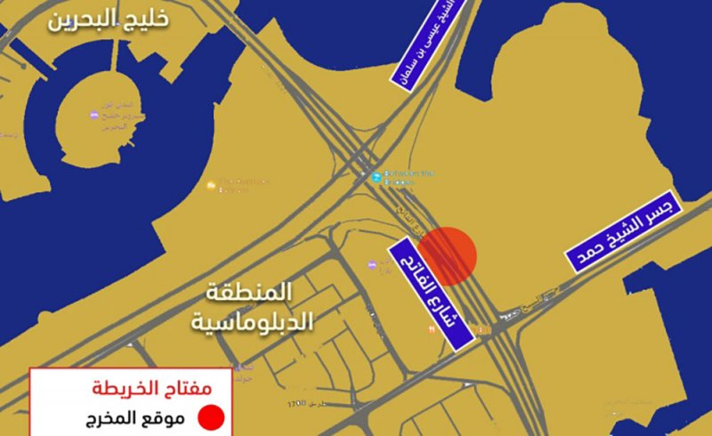فتح مخرج على الإشارة الضوئية لتقاطع شارع الفاتح مع طريق 1722