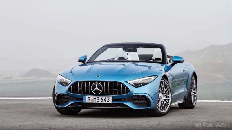مرسيدس الجديدة AMG SL43 بمحركات صغيرة
