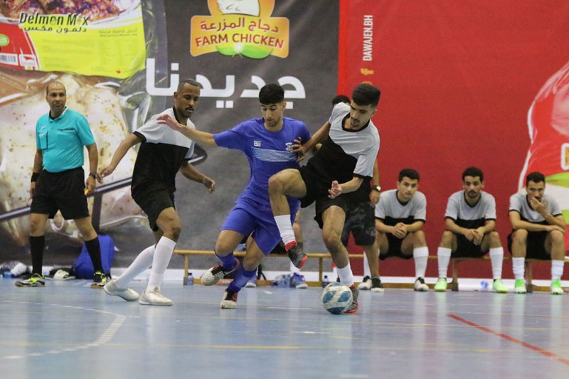 تواصل بطولة دلمون للدواجن لكرة الصالات