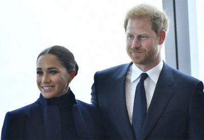 هاري وميغان زارا الملكة إليزابيث في بريطانيا