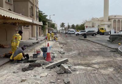 بالصور: بدء تطوير شوارع المحرق و"البلاد" تنشر خريطة المشروع