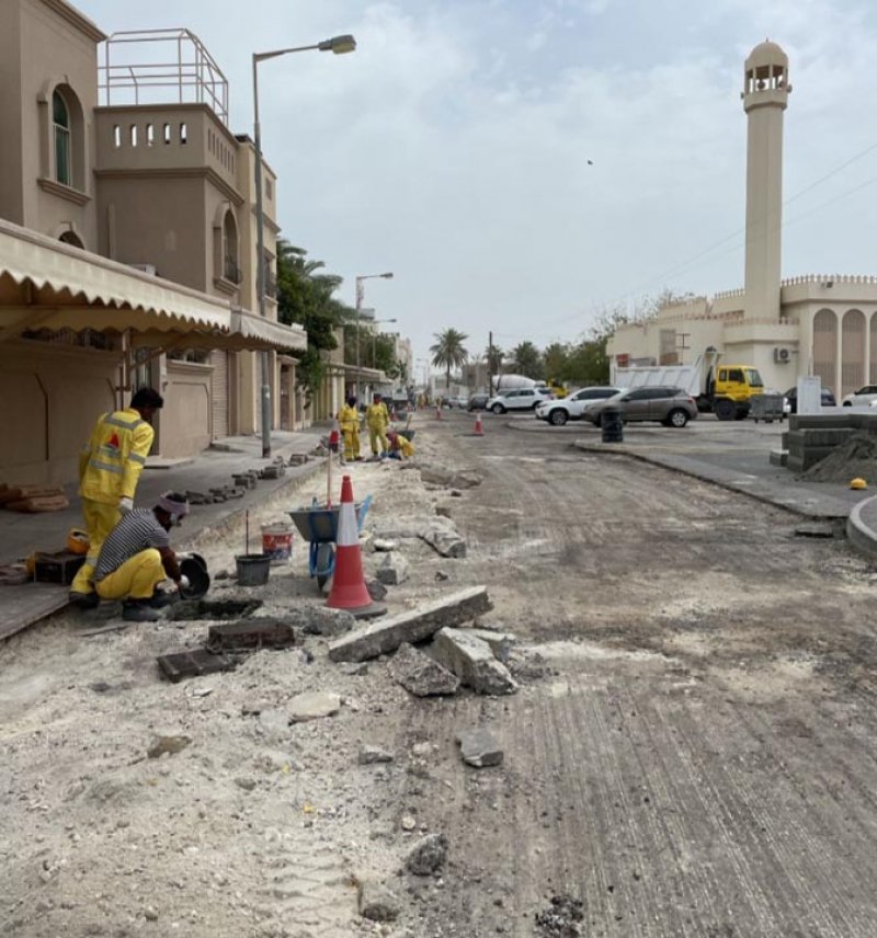 بالصور: بدء تطوير شوارع المحرق و"البلاد" تنشر خريطة المشروع
