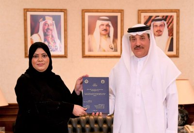 حميدان يستلم رسالة ماجستير حول "جريمة العمل القسري كإحدى صور الاتجار بالبشر"