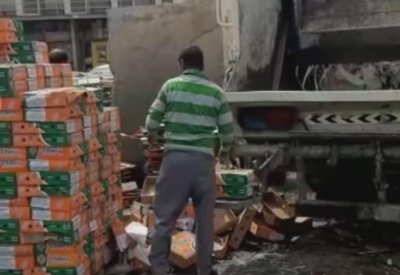 ما قصة "كوارتين الخضرة" في قمامة السوق المركزي؟ تاجر يجيب