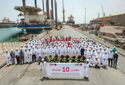 أسري تحقق 10 ملايين ساعة عمل دون حوادث مضيعة للوقت