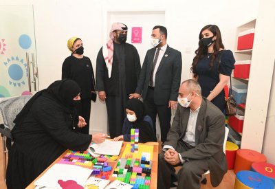 بنك البحرين الوطني يزور مقر "ابتسامة" للأطفال المصابين بمرض السرطان