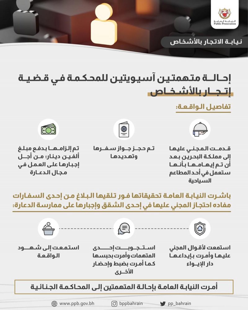 ضحية: أوهموني بالعمل في مطعم وأجبرت على الدعارة.. وهذه التفاصيل
