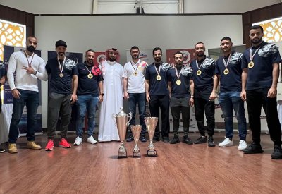 الاحتفاء بأبطال السنوكر والبليارد والدارتس