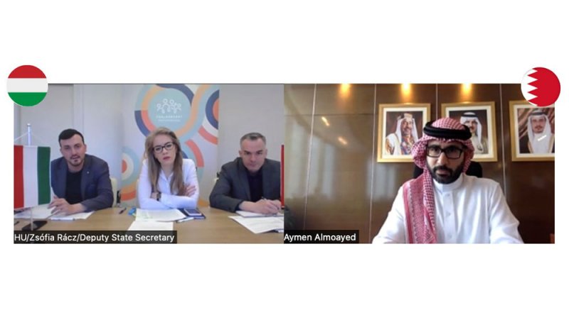 المؤيد يبحث مع نائب وزير الدولة للشباب بجمهورية هنغاريا التعاون المشترك