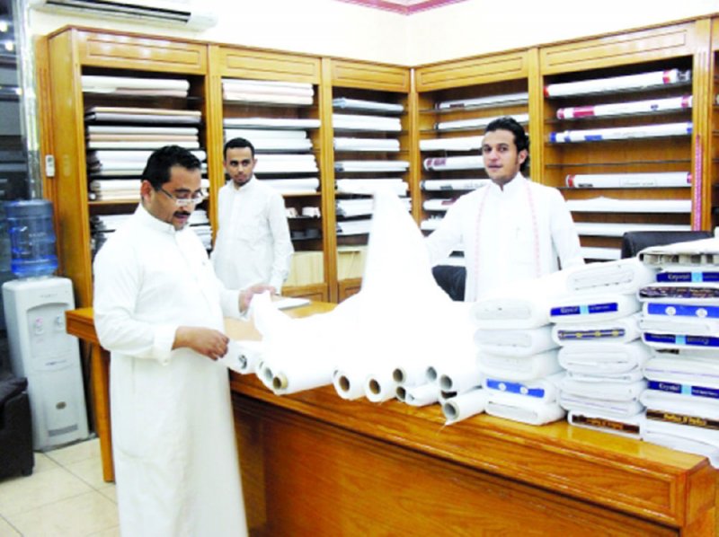 نسبة الإقبال على خياطة وتفصيل الثوب فاقت الـ90 %
